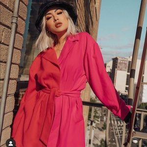 NWOT Lovers + friends biccel mini blazer dress